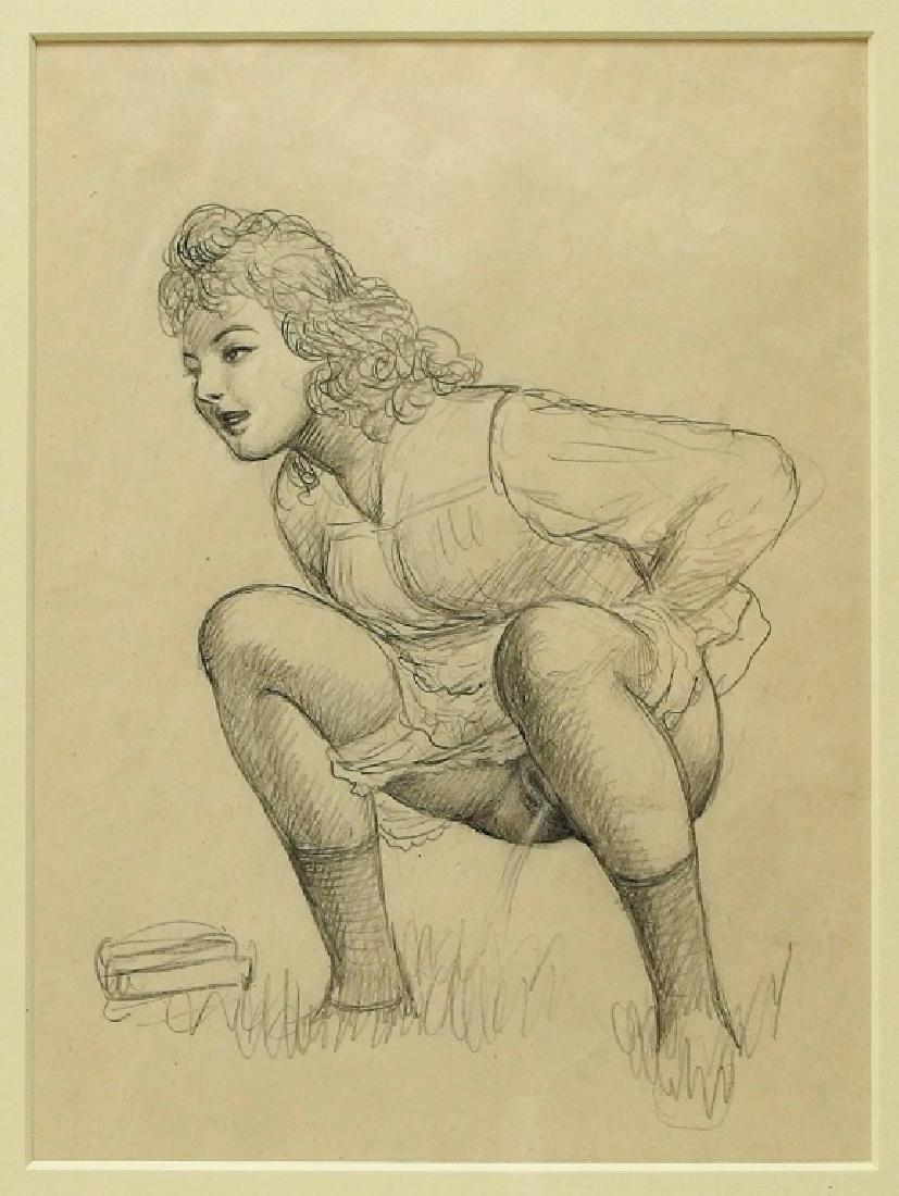 Erotic pencil sketches